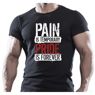 [S-5XL] Pain &amp; Pride Bodybuilding Gym Motivation Goku Mma Workout Men T-shirt unisex