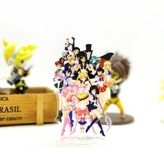 ของเล่นฟิกเกอร์ Sailor Moon Crystal Family Acrylic