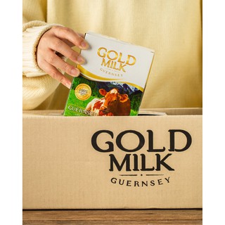 ภาพขนาดย่อของภาพหน้าปกสินค้าGoldMilk UHT Milk ️️ จากร้าน amy_natthinee บน Shopee