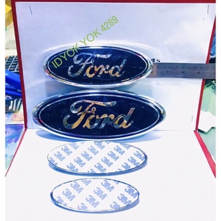 โลโก้ติดหน้า+ท้ายรถยนต์รุ่นFORDใส่ได้ทั้งรถเก๋งและรถกระบะมีให้เลือกหลายขนาดราคาต่อชิ้น