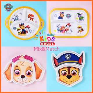 พร้อมส่ง paw patrol จาน ชาม ช้อน ถ้วยแก้ว Mix&amp;Match