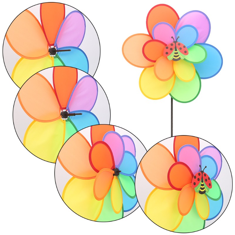 spinner-alf-กังหันลมสองชั้นขนาดใหญ่สําหรับตกแต่งสวน