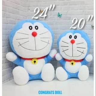 (ลิขสิทธิ์แท้ ส่งฟรี) 24 นิ้ว โดเรม่อน Doraemon โดราเอม่อน ตุ๊กตา