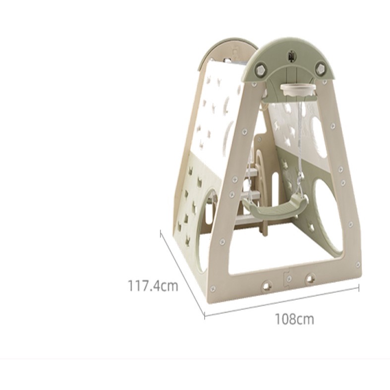 jungle-gym-plastic-6in1-โครงปีนป่าย-งานพลาสติก-สไลเดอร์-บ้านเด็ก-เต้นท์