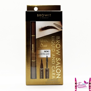 🔥โปรค่าส่ง25บาท🔥 Browit Brow Salon Liquid And Cara มาสคาร่าคิ้ว บราวอิท โบรว ซาลอน ลิควิด&มาสคาร่า