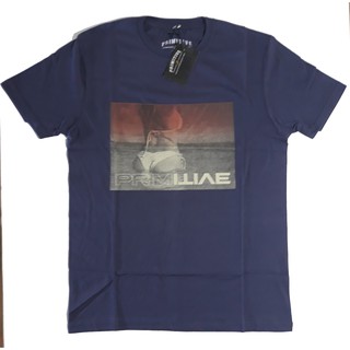 [100% Cotton] เสื้อยืดพิมพ์ลาย Navy WASH TEE PRIMITIVE BEACH สําหรับผู้ชาย