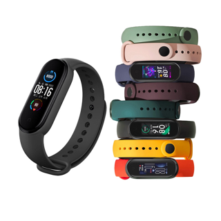 Xiaomi Mi Band 8/7/6/5 สายรัด ของแท้ ซิลิโคน เปลี่ยนได้ สายรัดข้อมือ Miband 7 สายรัดข้อมือ สร้อยข้อมือสมาร์ทวอทช์