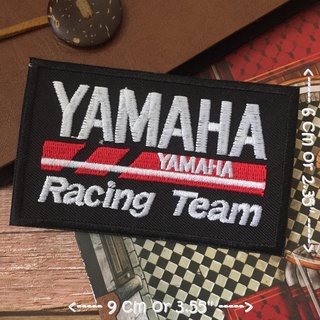 Yamaha ตัวรีดติดเสื้อ อาร์มรีด อาร์มปัก ตกแต่งเสื้อผ้า หมวก กระเป๋า แจ๊คเก็ตยีนส์ Racing Embroidered Iron on Patch