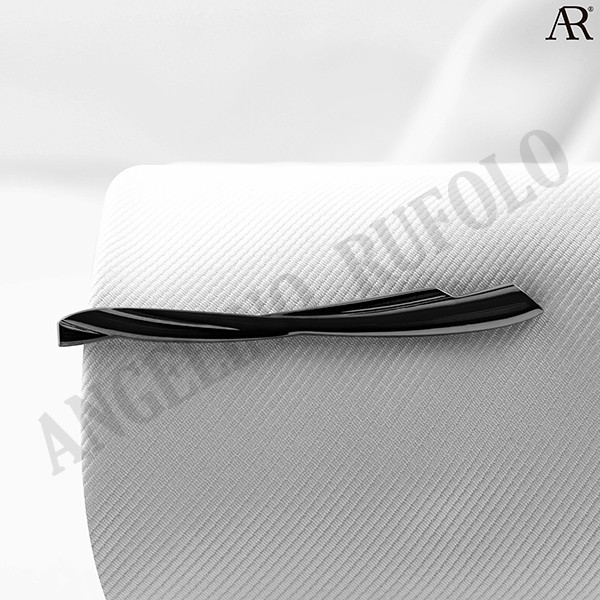 angelino-rufolo-tie-clip-ดีไซน์-black-waft-เข็มหนีบเนคไทโรเดียมคุณภาพเยี่ยม-สีดำ