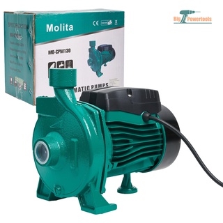 Molita ปั้มน้ำ ปั๊มน้ำหอยโข่ง ปั๊มน้ำ 800W ปั๊มใช้ในบ้าน หอยโข่ง ปั้มน้ำแรงดัน รุ่น Mo-cpm130