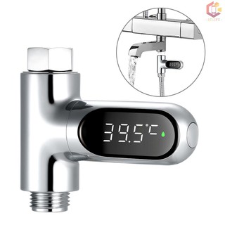 LIFE❃LED Digital Shower Temperature Display 0~100℃ Baby Bath Water Thermometer Celsius/ Fahrenheit Display 360° Rotating Screen for Home Kitchen Bathroom