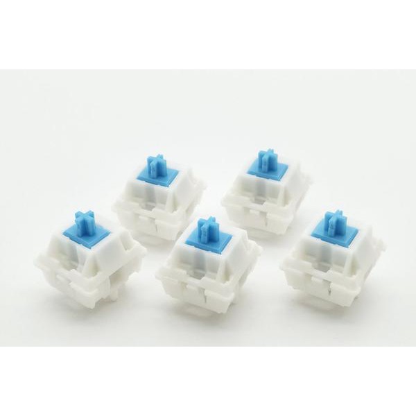 ภาพหน้าปกสินค้าPOM GLACIER PANDA SWITCHES สวิทช์สีขาวฟ้าสุดละมุน น้ำหนัก67g แสงลอด ใช้ V2 POM stem สำหรับ Mechanical Keyboard จากร้าน parkemech บน Shopee