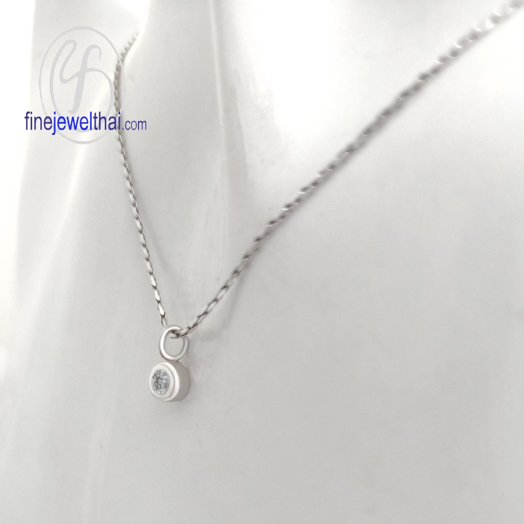 finejewelthai-จี้-เพชร-จี้เพชร-เพชรพรีเมียม-pendant-silver-diamond-cz-p1132cz00