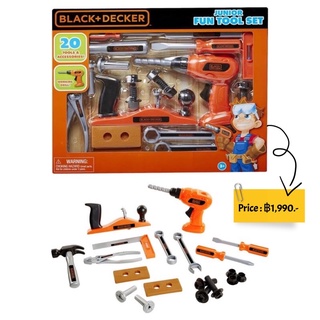 ชุดเครื่องมือช่างสำหรับเด็ก Black & Decker Junior Fun Tool Set