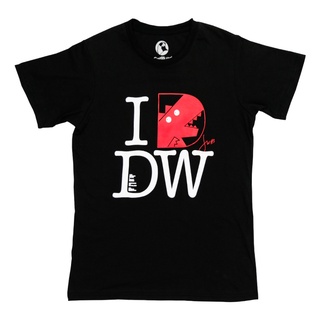 เสื้อยืดผู้ชาย90 / GetBlued Ateneo Deanna Wong Series I หัวใจ DW สีดําเสื้อยืด Unisex! เจซี 7จี BGP