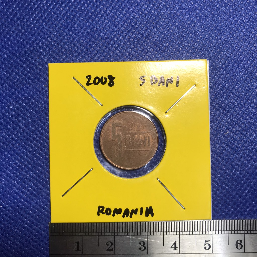 เหรียญรหัส14313-ปี2008-โรมาเนีย-5-bani-เหรียญต่างประเทศ-เหรียญสะสม-เหรียญหายาก
