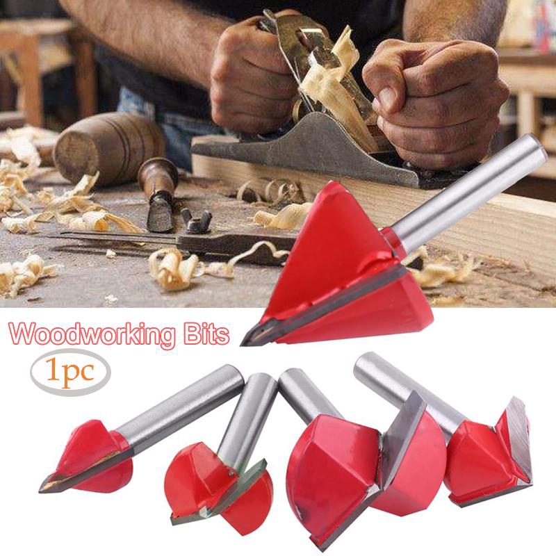 ภาพสินค้าพร้อมส่ง 1ชิ้นไฮสปีดเราเตอร์เส้นทางบิตShaft Tungsten Steel Cutting V-Groove Sharp CNC 6mm Tool Router Bit Woodworking จากร้าน xguli.th บน Shopee ภาพที่ 1