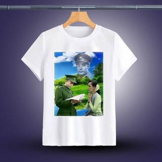เสื้อยืดคอกลมสีขาวจำนวน 1 ตัว จัดส่งสินค้าทุกวัน