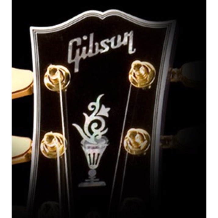 โลโก้หัวกีต้าร์-gibson-flower-pot-silver-metallic