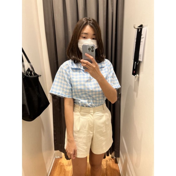 go-to-sky-เสื้อลายสก็อตสีฟ้าสวยมาก