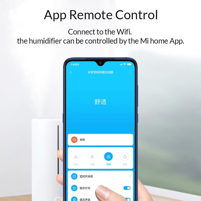 ภาพสินค้าXiaomi Mijia Smart humidifier - เครื่องทำความชื้นอัจฉริยะ Mijia ถังบรรจุน้ำขนาดใหญ่ 4.5 ลิตร ใช้งานยาวนาน เครื่องทำความชื้น สามารถควบคุมผ่านAPP Mihome ทำงานด้วยเสียงเงียบกริบ ต่ำกว่า 38 เดซิเบล ช่วยเพิ่มความชุ่มชื่นให้กับบ้าน จากร้าน hlj268 บน Shopee ภาพที่ 8