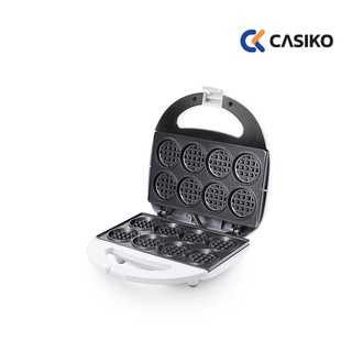 CASIKO เครื่องทำวาฟเฟิลมินิ 8 ชิ้น รุ่น CK 5005 ( แบบกลม ) กำลังไฟ 700 วัตต์ CK-5005 เครื่องทำวาฟเฟิล มินิ