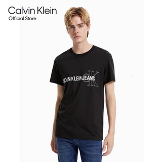 Calvin Klein  เสื้อยืดผู้ชาย รุ่น J318208 BEH สีดำ