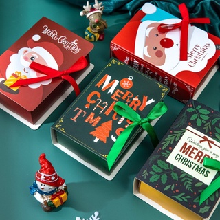 ภาพหน้าปกสินค้า1Pcs Christmas Book Shape Boxs Gift Bag Candy Box ที่เกี่ยวข้อง