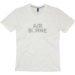 เสื้อยืด  Airborne CLASSIC VINTAGE EMBROIDERY LOGO CREW ผ้า SupremeSoft