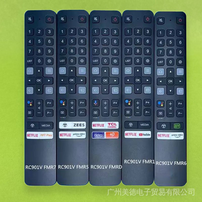 ใหม่ รีโมตคอนโทรล RC901V สําหรับสมาร์ททีวี TCL RC901V FMR1 FMR5 FMR6 ...