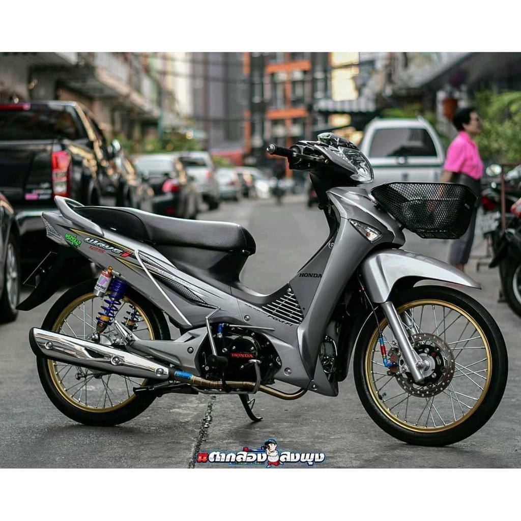 บังไมล์เวฟ125wave125ไฟเลี้ยวบังลมแท้ชิวหน้าwave125