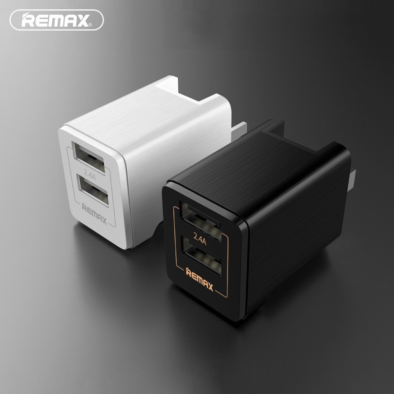 Remax RP-U28 Adapter USB Charger Out Put 2.4A ทั้ง 2 ช่อง อะแดปเตอร์ ...