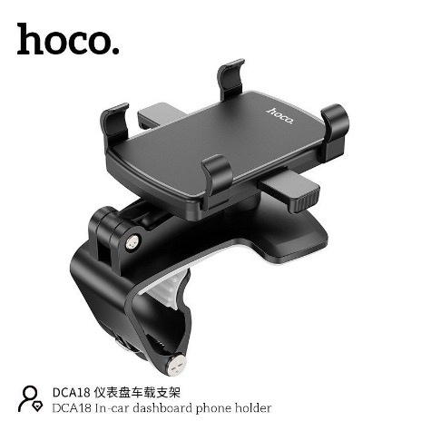 new-hoco-dca18-console-car-holder-ที่จับโทรศัพท์-ที่วางมือถือในรถยนต์-ปรับหมุนได้360องศา-สำหรับหนีบคอลโซล-พร้อมส่ง