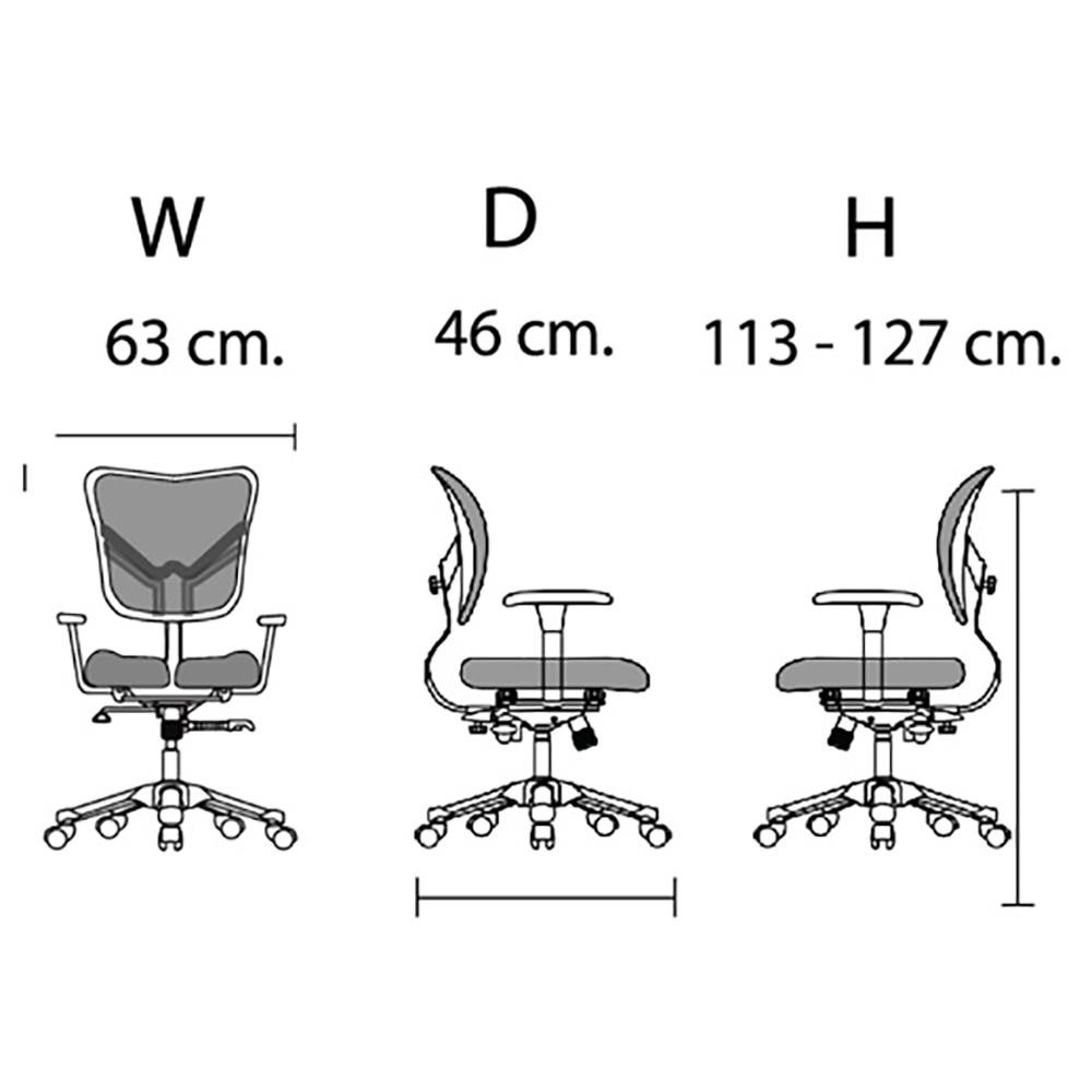 เก้าอี้สำนักงาน-เก้าอี้เพื่อสุขภาพ-hara-chair-neo-สีดำ-เฟอร์นิเจอร์ห้องทำงาน-เฟอร์นิเจอร์-ของแต่งบ้าน-office-chair-hara