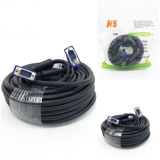 ภาพหน้าปกสินค้าสาย VGA 3+6 ต่อจอคอม Cable VGA M/M ยาว15M/ยาว20M(สายคุณภาพดี)พร้อมส่ง ที่เกี่ยวข้อง