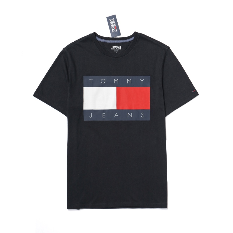 tommy-tommy-เสื้อยืดแขนสั้น-ทรงหลวม-แฟชั่นสําหรับผู้ชาย