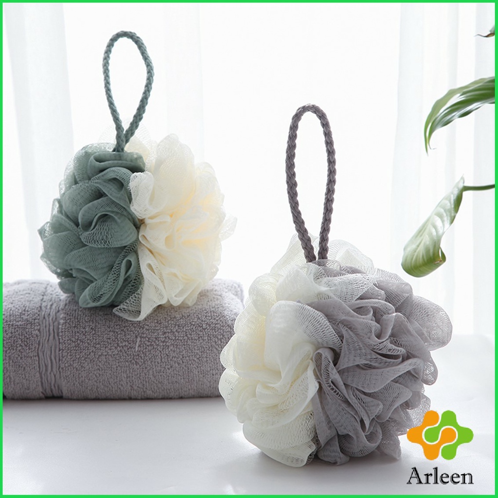 arleen-ใยขัดผิว-สีทูโทน-ใยขัดตัว-body-scrub-bath-lily