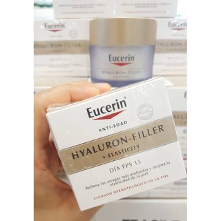 Eucerin Hyaluron Filler + Elasticity Crema Facial de Día FPS 15 ขนาด 50ml.