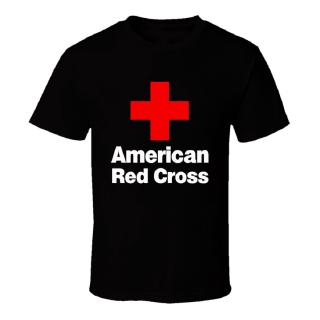 เสื้อยืดลายกราฟฟิก american red cross