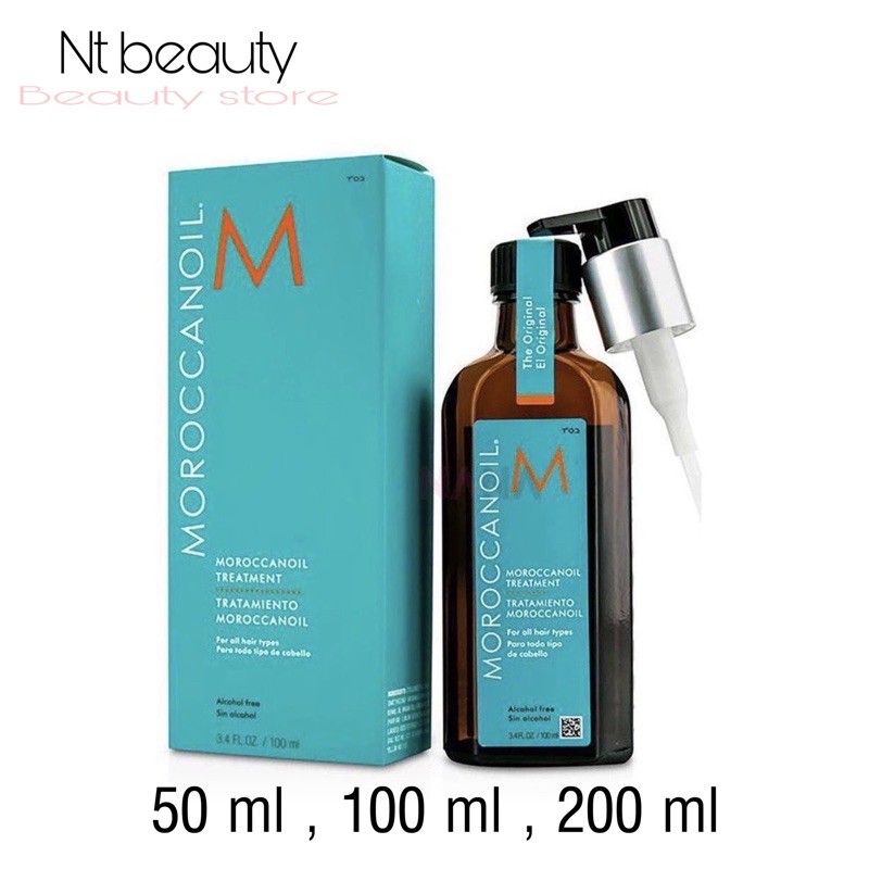 รูปภาพสินค้าแรกของMoroccanoil oil มีฉลากภาษาไทย แท้ 100%  (โมรอคแคนออยล์) สูตร original และ สูตร light