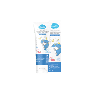[2+ ขวบ] Kindee คินดี้ ยาสีฟันออร์แกนิค สูตร 1000 PPM กลิ่นสตรอเบอร์รี สำหรับเด็ก 2 ขวบขึ้นไป ของใช้เด็ก (50 กรัม)