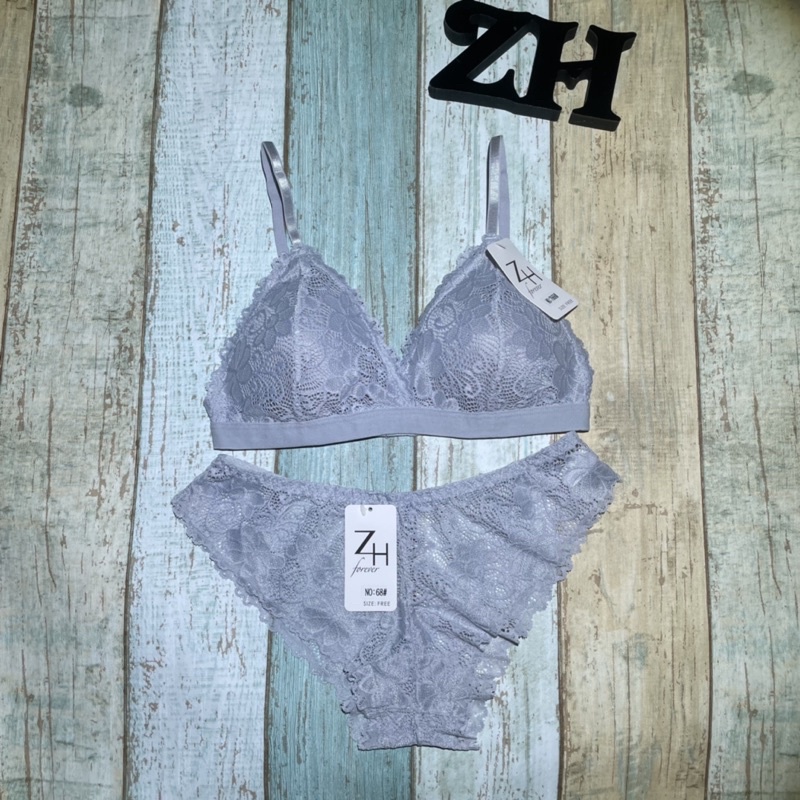 ภาพสินค้าเซตชุดชั้นในลูกไม้เซ็กซี่ บราลูกไม้ZH.7668&68 จากร้าน zap_style บน Shopee ภาพที่ 6