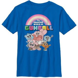 เสื้อยืดกีฬา Mens The Amazing World Of Gumball Watterson Family Portrait T-Shirt The Amazing World of Gumball Mens Wom