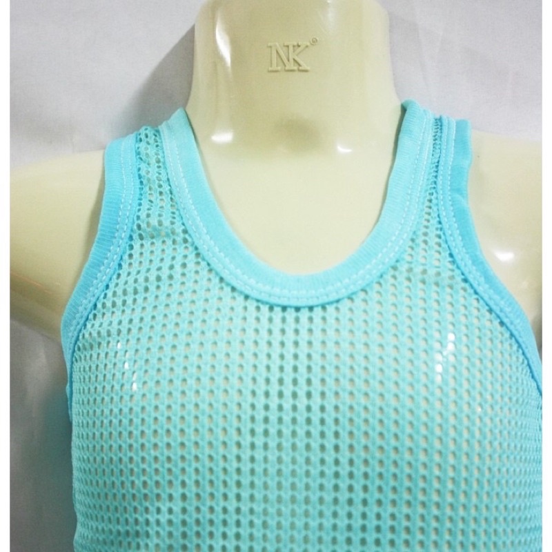 แพ็ค-6-ตัว-เสื้อกล้ามมีรู-สี-ใส่สบายไม่ร้อนเหมาะกับประเทศไทย-ผ้าไนล่อน-ใส่ได้ทั้งหญิงชาย-มีไซส์-s-m-l-xl