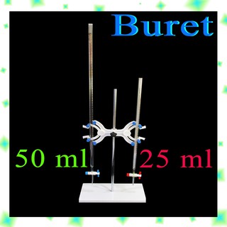 ภาพขนาดย่อของภาพหน้าปกสินค้าบิวเรต buret burette อุปกรณ์ห้องวิทยาศาสตร์ หลอดหยดสาร จากร้าน hongkunwadee บน Shopee ภาพที่ 2