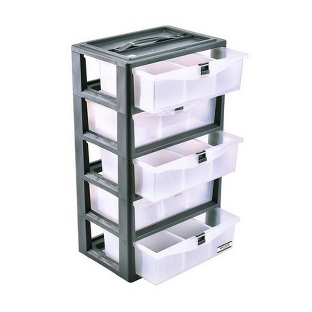กล่องเก็บอุปกรณ์-matall-c-15-ช่อง-สีเทา-กล่องเครื่องมือช่าง-tool-storage-box-matall-c-15-compartment-gray