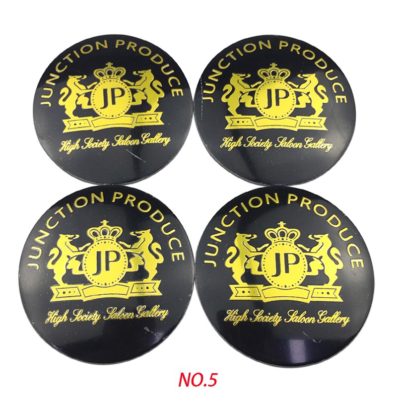 สติ๊กเกอร์-4-ชิ้น-junction-produce-jp-สำหรับติดรถยนต์