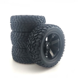 4Pcs 75mm ยาง Rally ปีนเขารถ Off-road ล้อและยาง HEX สำหรับ MN99S HSP HPI Wltoys 144001 MN90 RC รถ