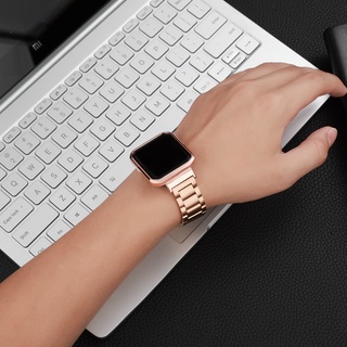 สินค้า Xiaomi Watch Lite/Redmi Watch สายนาฬิกาข้อมือ โลหะ สเตนเลส พร้อมเคสป้องกัน Mi Watch Lite Global Version Strap