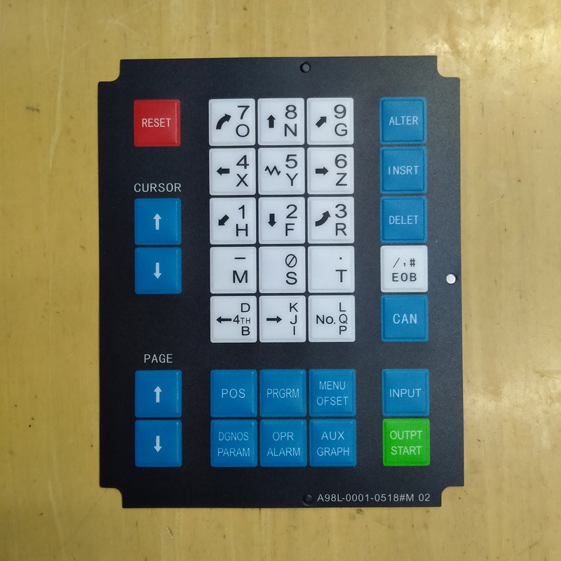 membrane-fanuc-cnc-lathe-machining-center-0t-0m-ot-om-keyboard-panel-เครื่องกลึง-แมชชีนนิ่งเซ็นเตอร์-คีย์บอร์ด-ปุ่มกด